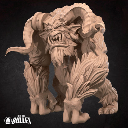 Yeti Monster | Bite The Bullet | Bullet Town Fishing Village | 35mm Scale Resin Printed Tabletop RPG Miniature Figures For DND 5E