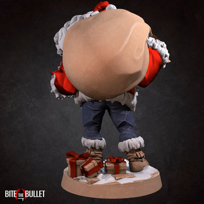Klaus | Bite The Bullet | Sexy Santa | Bullet Town Christmas | 35mm Scale Resin Printed Tabletop RPG Miniature Figures For DND 5E