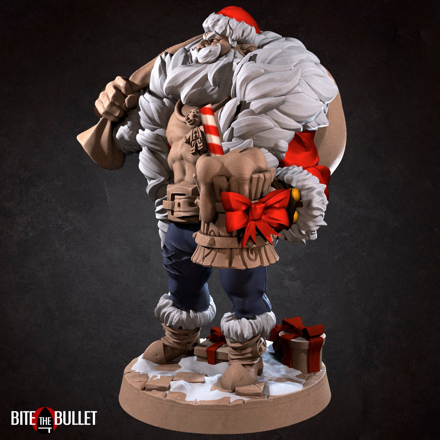 Klaus | Bite The Bullet | Sexy Santa | Bullet Town Christmas | 35mm Scale Resin Printed Tabletop RPG Miniature Figures For DND 5E