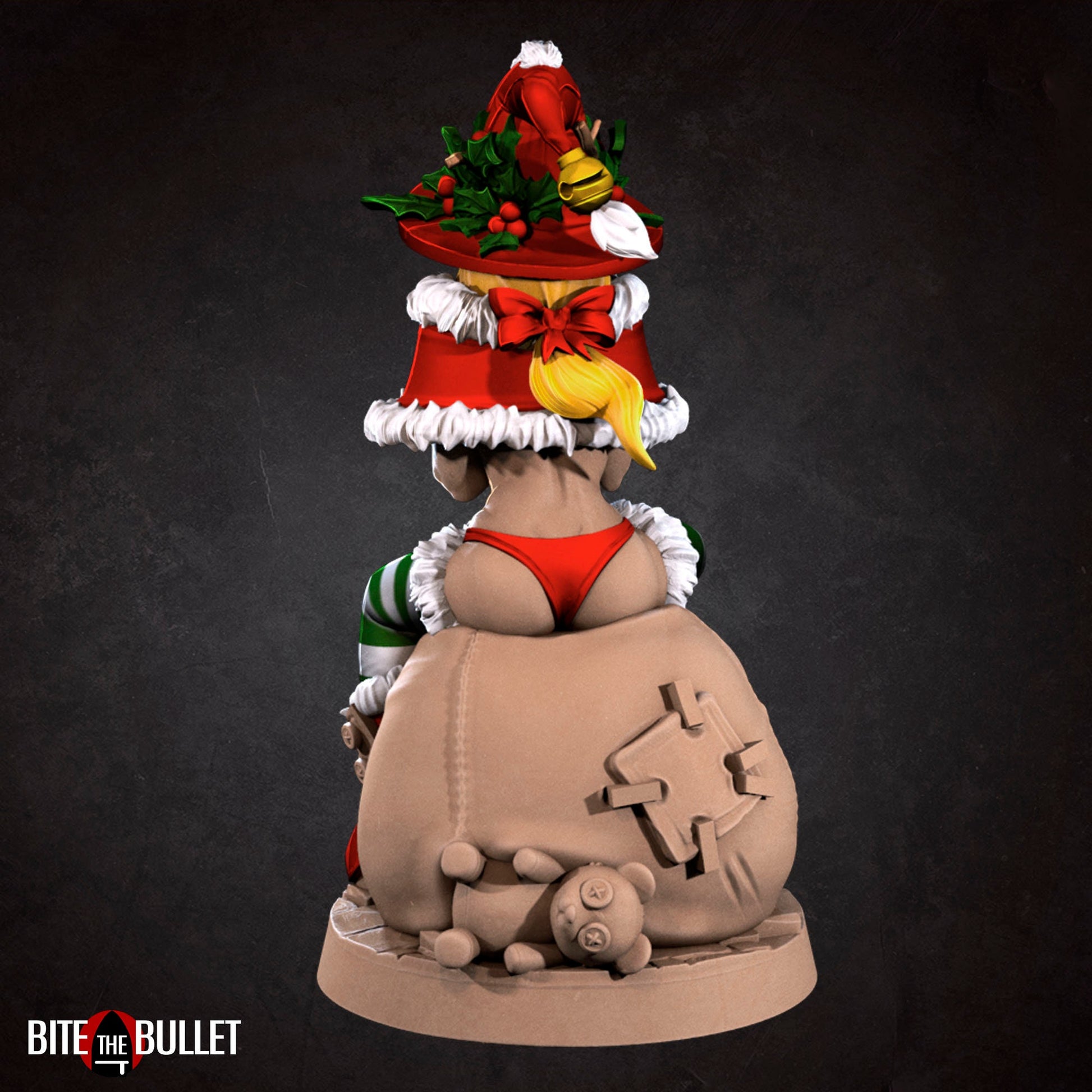 Jingle | NSFW Option | Bite The Bullet | Bullet Town Christmas | 35mm Scale Resin Printed Tabletop RPG Miniature Figures For DND 5E