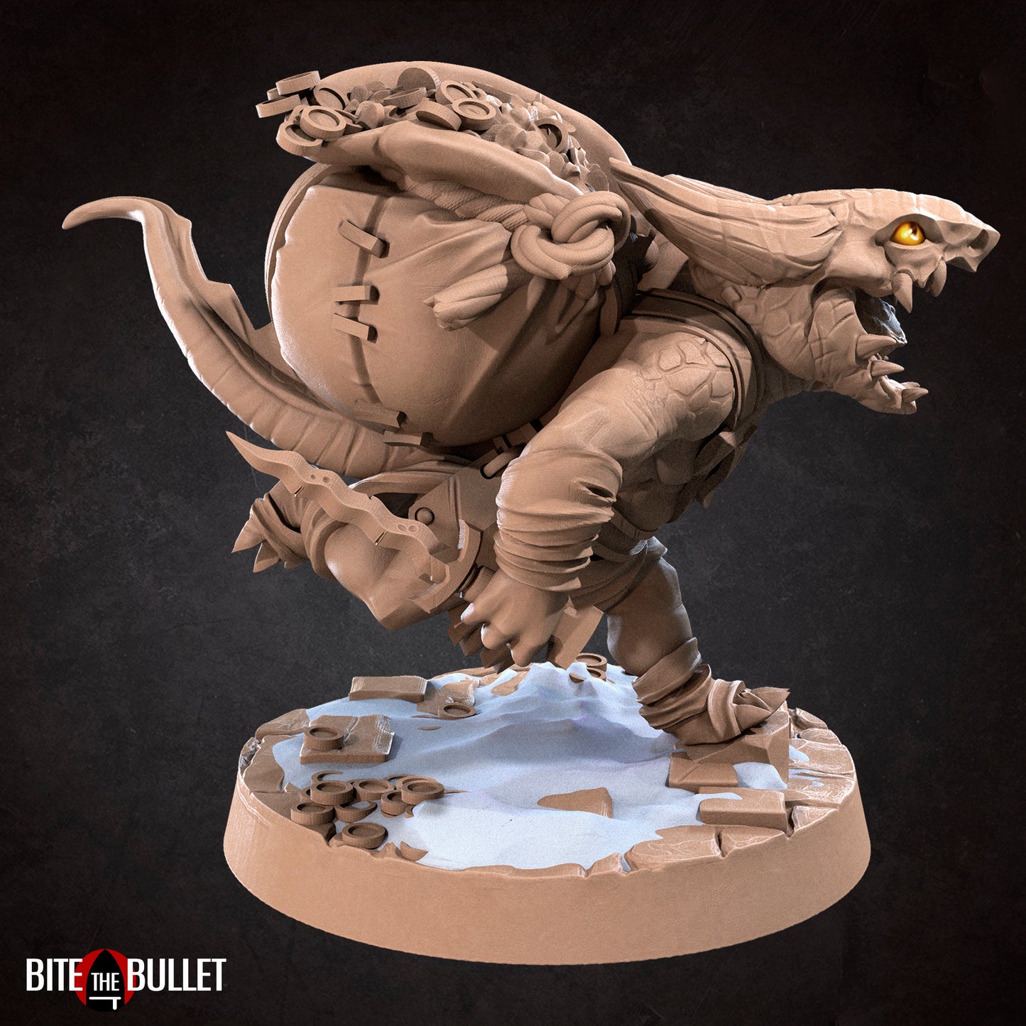 Kobold Set | Bite The Bullet | Bullet Town Christmas | 35mm Scale Resin Printed Tabletop RPG Miniature Figures For DND 5E