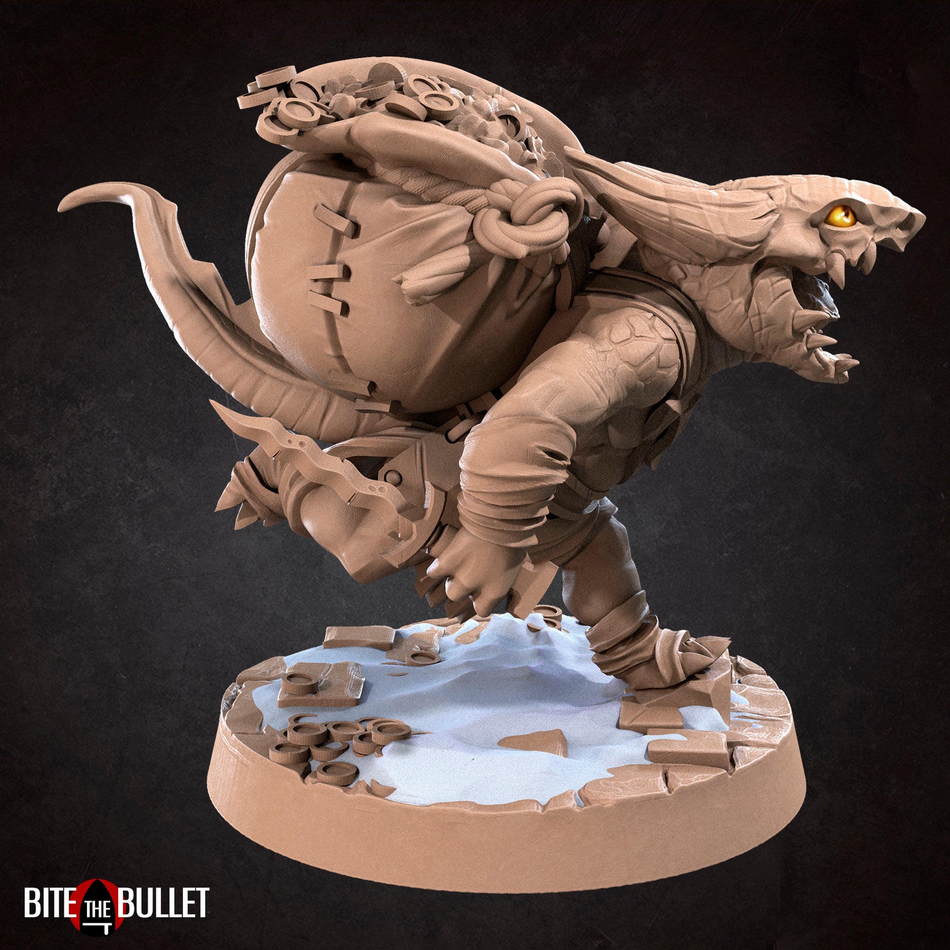 Kobold Set | Bite The Bullet | Bullet Town Christmas | 35mm Scale Resin Printed Tabletop RPG Miniature Figures For DND 5E