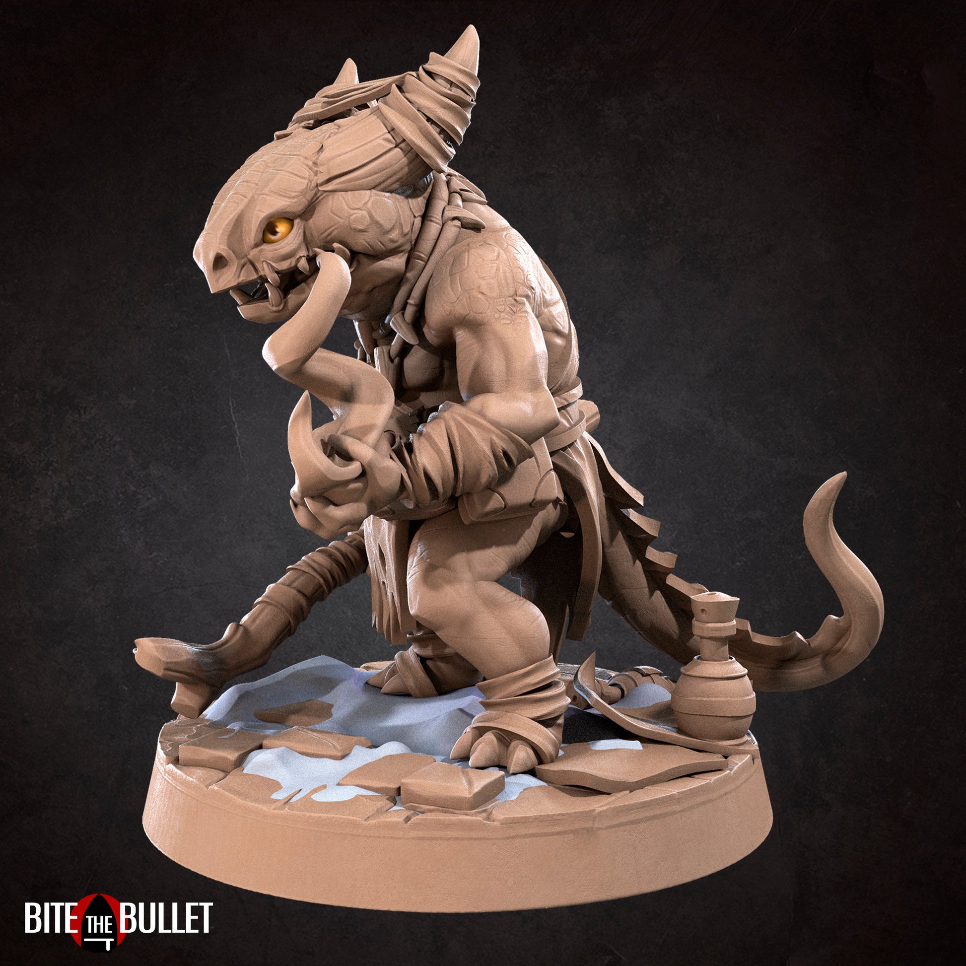 Kobold Set | Bite The Bullet | Bullet Town Christmas | 35mm Scale Resin Printed Tabletop RPG Miniature Figures For DND 5E
