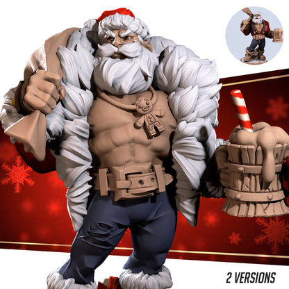 Klaus | Bite The Bullet | Sexy Santa | Bullet Town Christmas | 35mm Scale Resin Printed Tabletop RPG Miniature Figures For DND 5E
