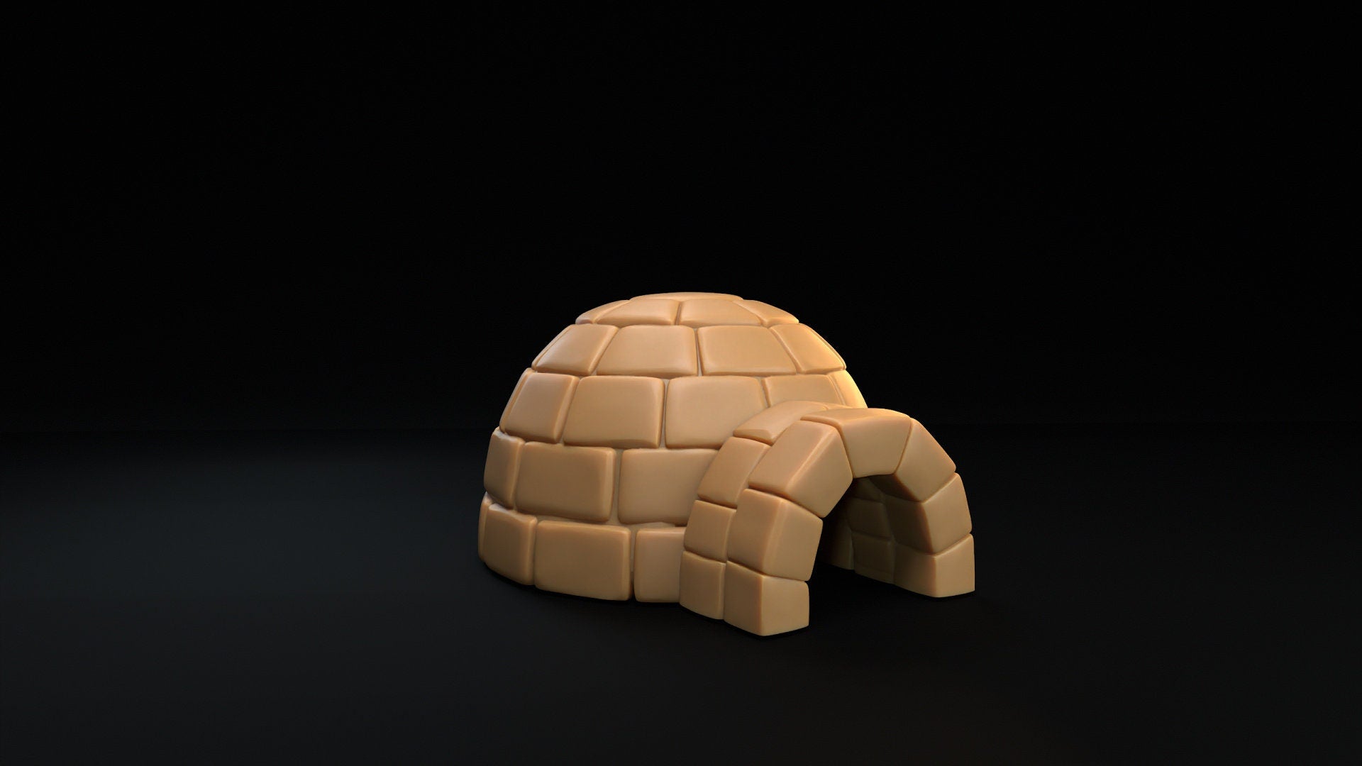 Igloo | Dragon Trappers Lodge | Winter Advent Calendar | 32mm Scale Resin Printed Tabletop RPG Terrain For DND 5E and One Page Rules