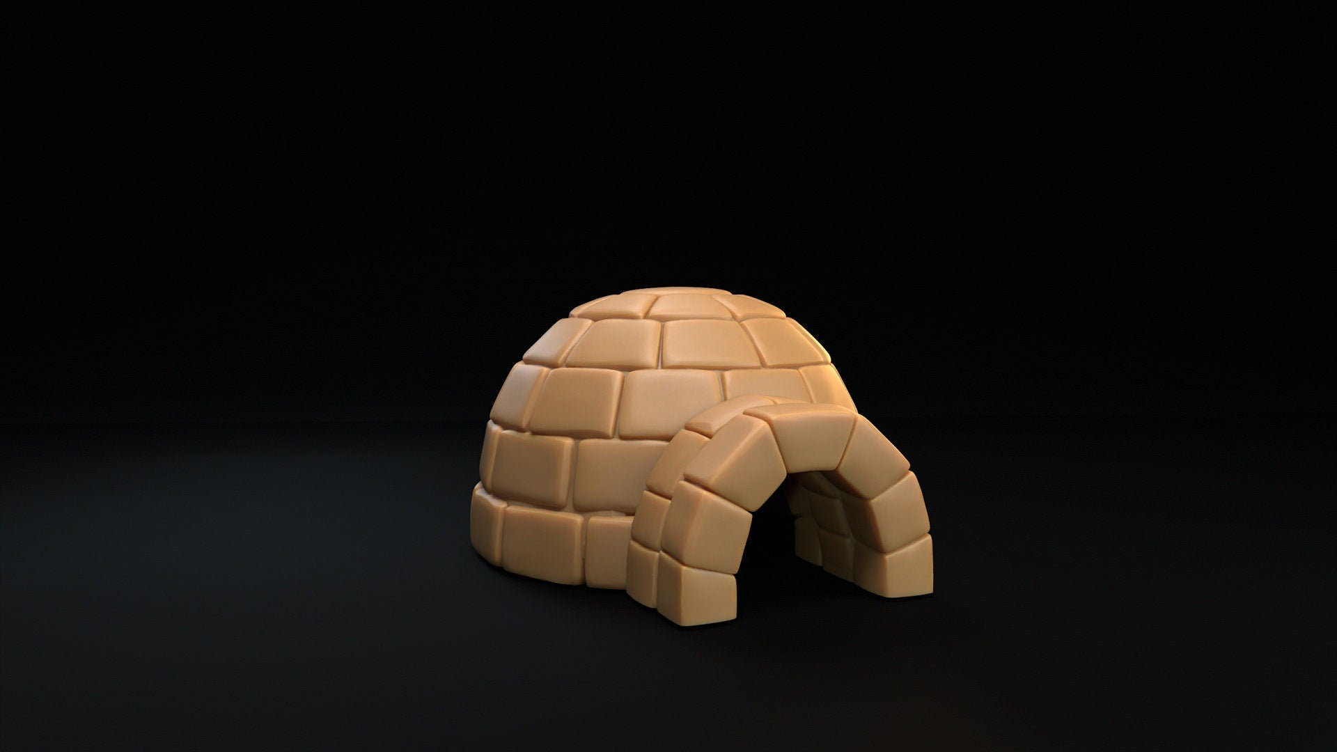 Igloo | Dragon Trappers Lodge | Winter Advent Calendar | 32mm Scale Resin Printed Tabletop RPG Terrain For DND 5E and One Page Rules