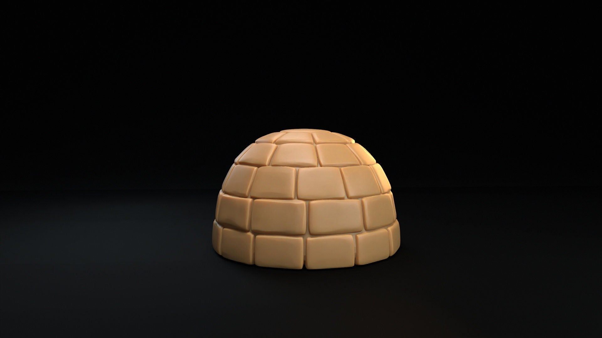 Igloo | Dragon Trappers Lodge | Winter Advent Calendar | 32mm Scale Resin Printed Tabletop RPG Terrain For DND 5E and One Page Rules