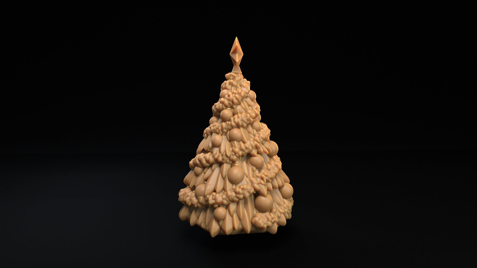 Christmas Tree | Dragon Trappers Lodge | Winter Advent Calendar | 32mm Scale Resin Printed Tabletop RPG Terrain For DND 5E and OPR