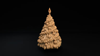 Christmas Tree | Dragon Trappers Lodge | Winter Advent Calendar | 32mm Scale Resin Printed Tabletop RPG Terrain For DND 5E and OPR