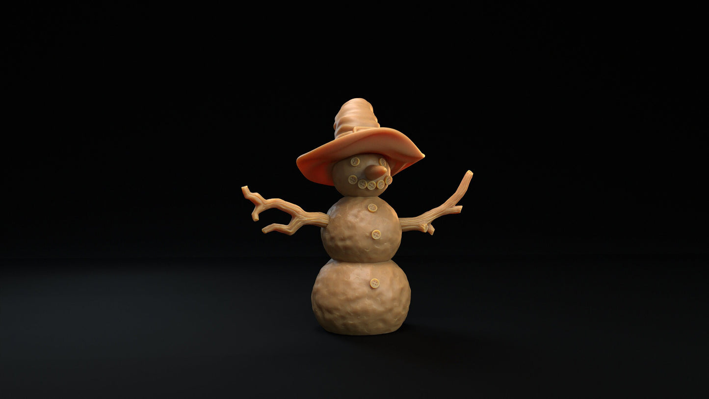 Christmas Snowmen | Dragon Trappers Lodge | Winter Advent Calendar | 32mm Scale Resin Printed Tabletop RPG Terrain For DND 5E and OPR