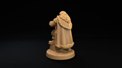 Santa | Dragon Trappers Lodge | Winter Advent Calendar | 32mm Scale Resin Printed Tabletop RPG Figure For DND 5E and OPR