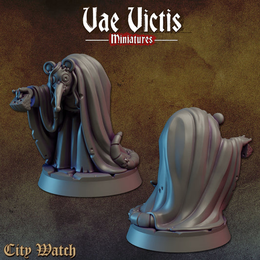 Rat Herder | Vae Victis Miniatures | City Watch | 32mm Scale Resin Printed Tabletop RPG Figures for Table Top Roleplaying Games or Wargaming