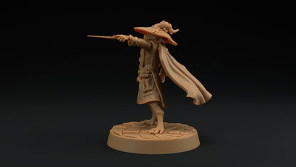 Scrymir, Draco Magus | Dragon Trappers Lodge | Draconic Hero | Wizard Dragonborn | 32mm Scale Resin Printed Tabletop RPG Figure For DND 5E