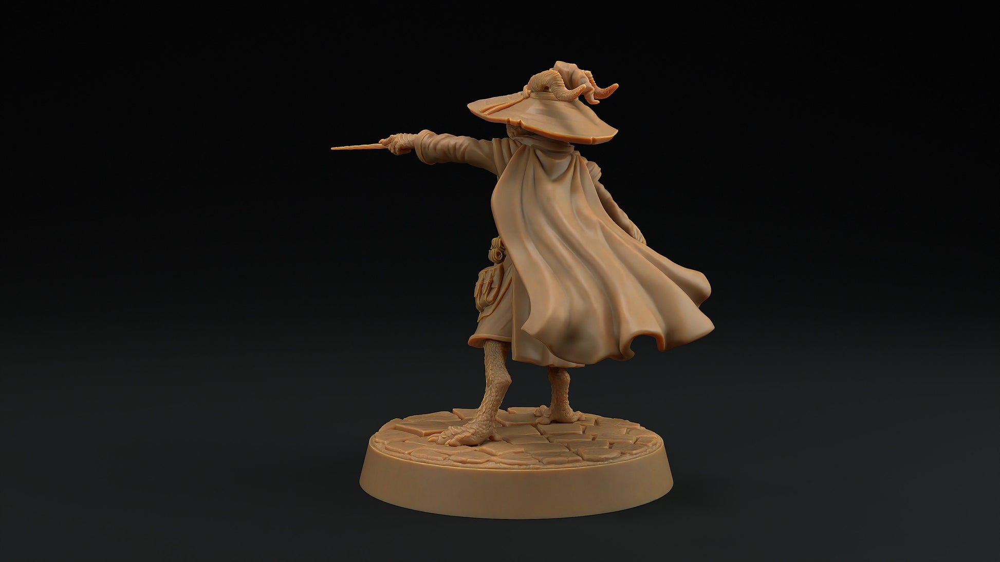 Scrymir, Draco Magus | Dragon Trappers Lodge | Draconic Hero | Wizard Dragonborn | 32mm Scale Resin Printed Tabletop RPG Figure For DND 5E
