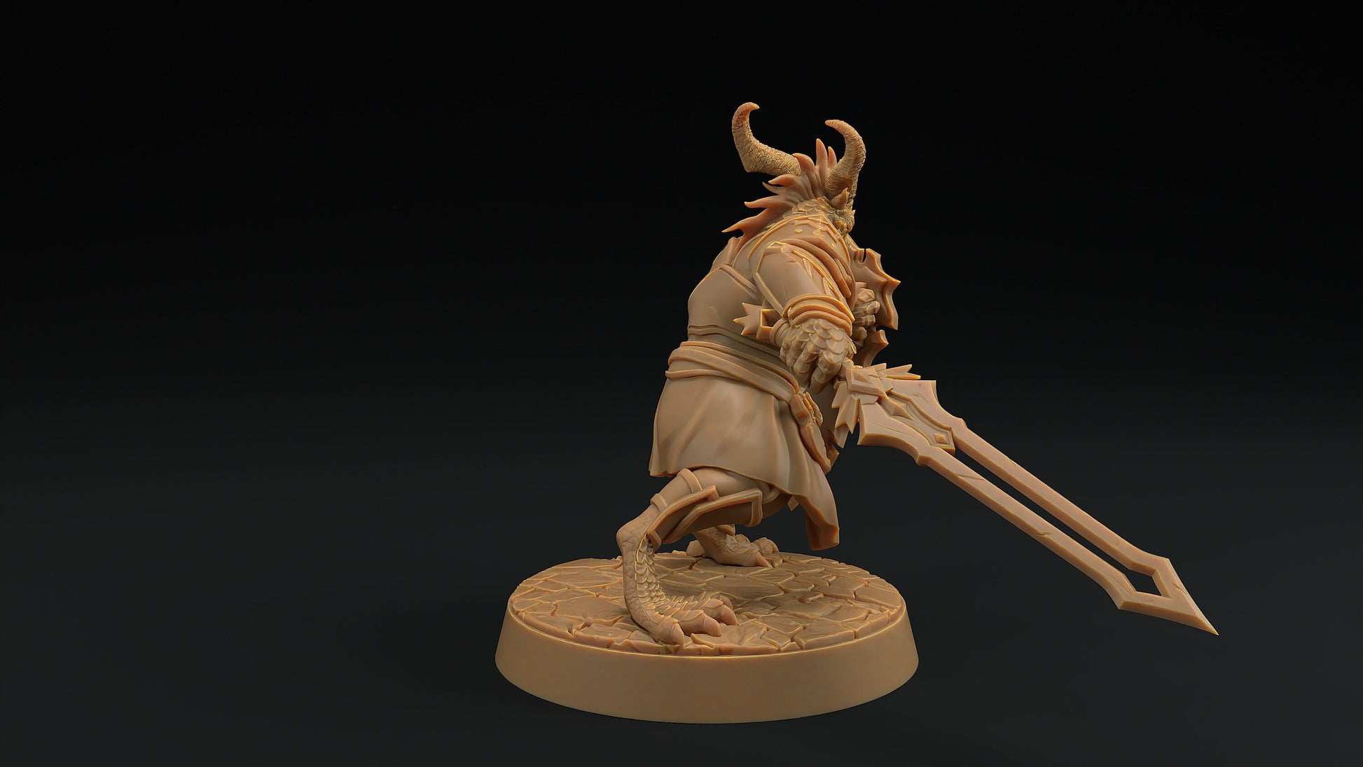 Thaedric Stormscale | Dragon Trappers Lodge | Draconic Hero | knight Dragonborn | 32mm Scale Resin Printed Tabletop RPG Figure For DND 5E