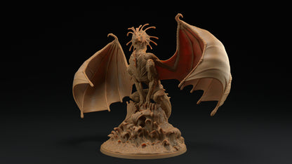 Vellithrax | Dragon Trappers Lodge | Draconic Tyrant | Tempest Storm Dragon | 32mm Scale Resin Printed Tabletop RPG Figure For DND 5E