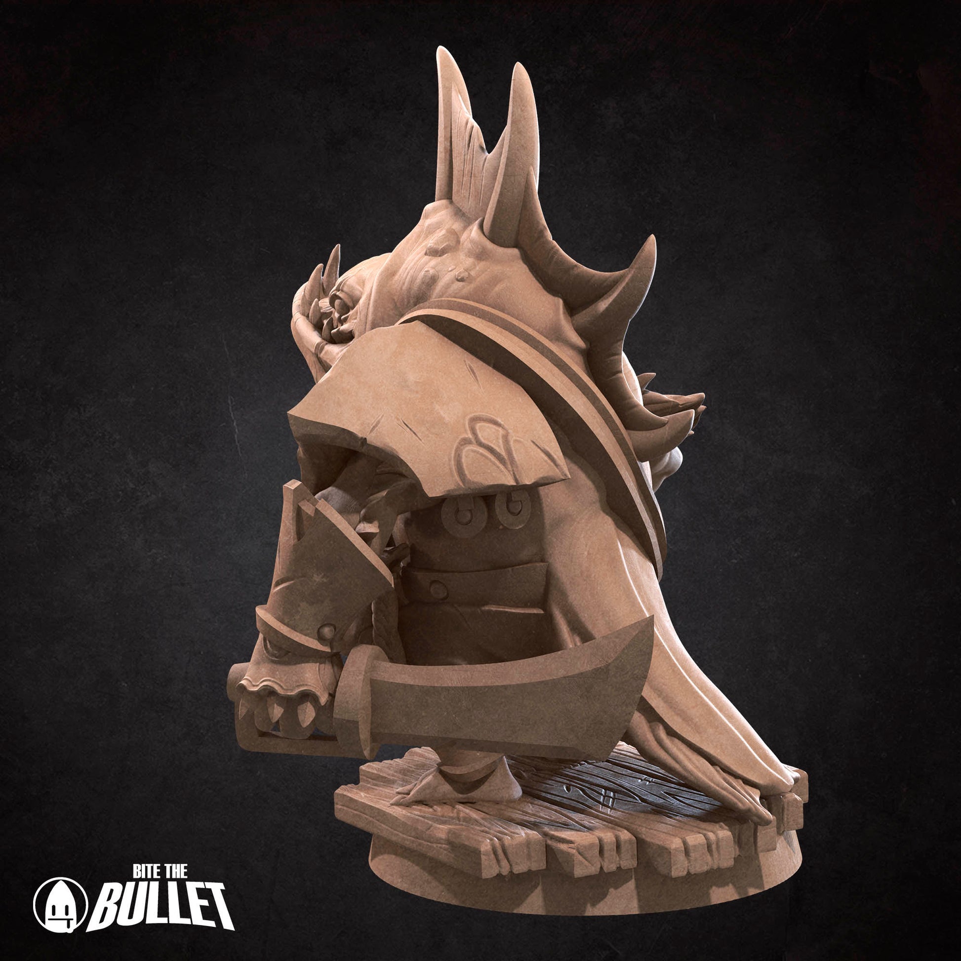 Locathah Hook Brute | Bite The Bullet | Bullet Town Fishing Village | 35mm Scale Resin Printed Tabletop RPG Miniature Figures For DND 5E