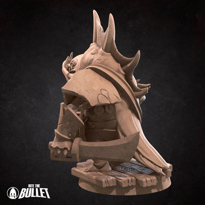 Locathah Hook Brute | Bite The Bullet | Bullet Town Fishing Village | 35mm Scale Resin Printed Tabletop RPG Miniature Figures For DND 5E