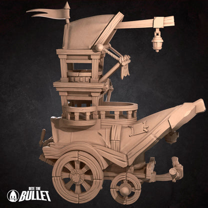 Mead Cart | Bite The Bullet | Bullet Town Fishing Village | 35mm Scale Resin Printed Tabletop RPG Miniature Figures For DND 5E