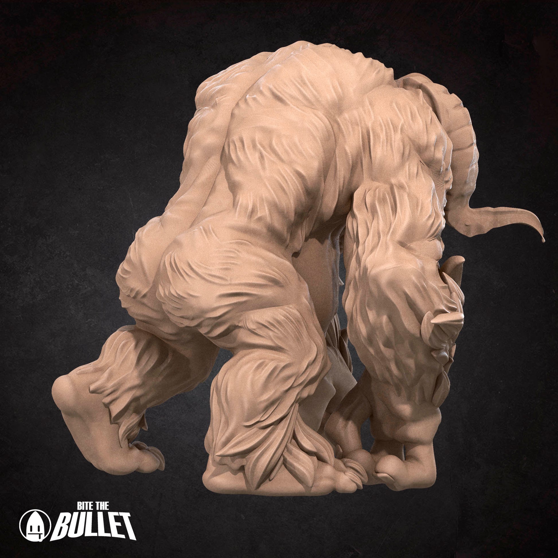 Yeti Monster | Bite The Bullet | Bullet Town Fishing Village | 35mm Scale Resin Printed Tabletop RPG Miniature Figures For DND 5E