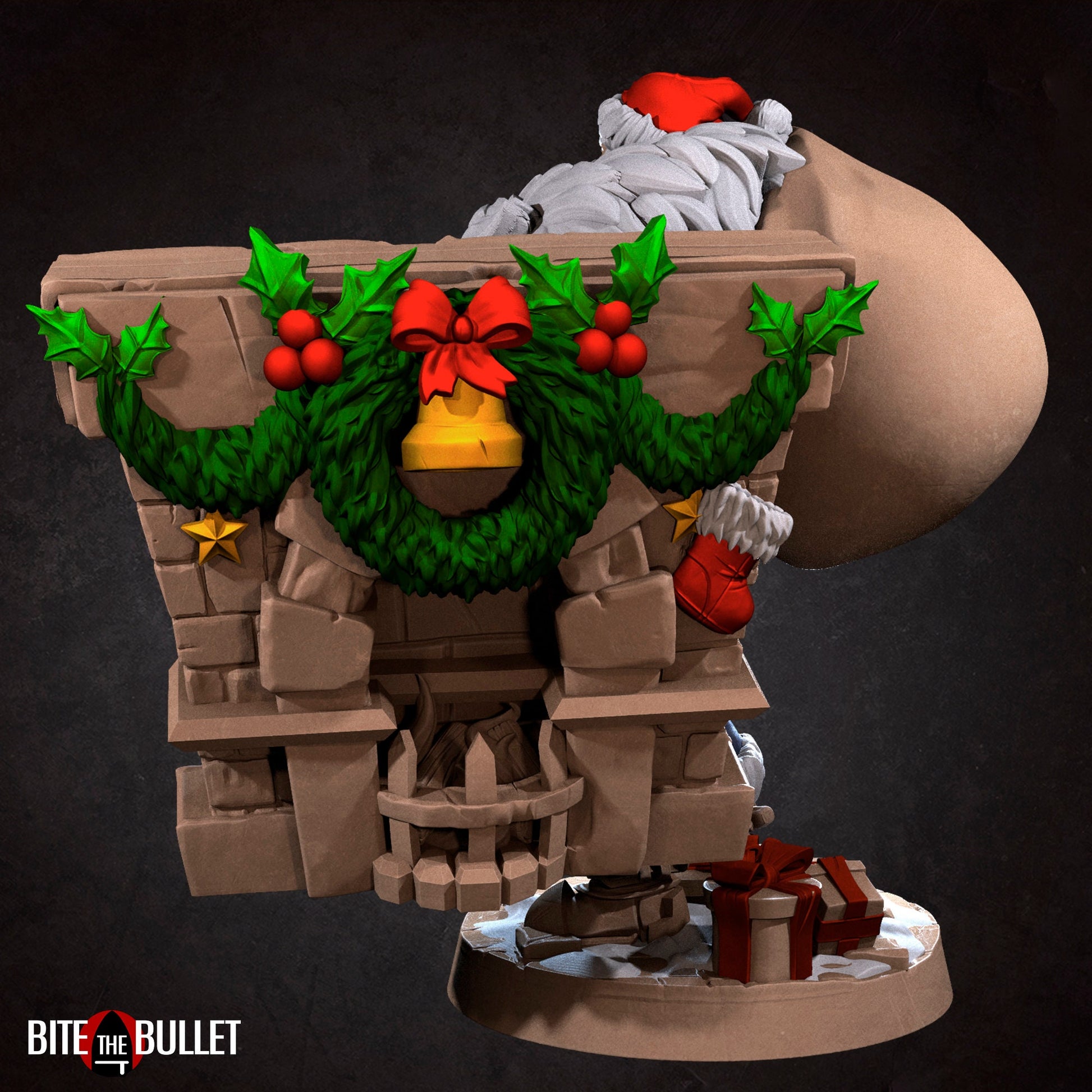 Klaus | Bite The Bullet | Sexy Santa | Bullet Town Christmas | 35mm Scale Resin Printed Tabletop RPG Miniature Figures For DND 5E