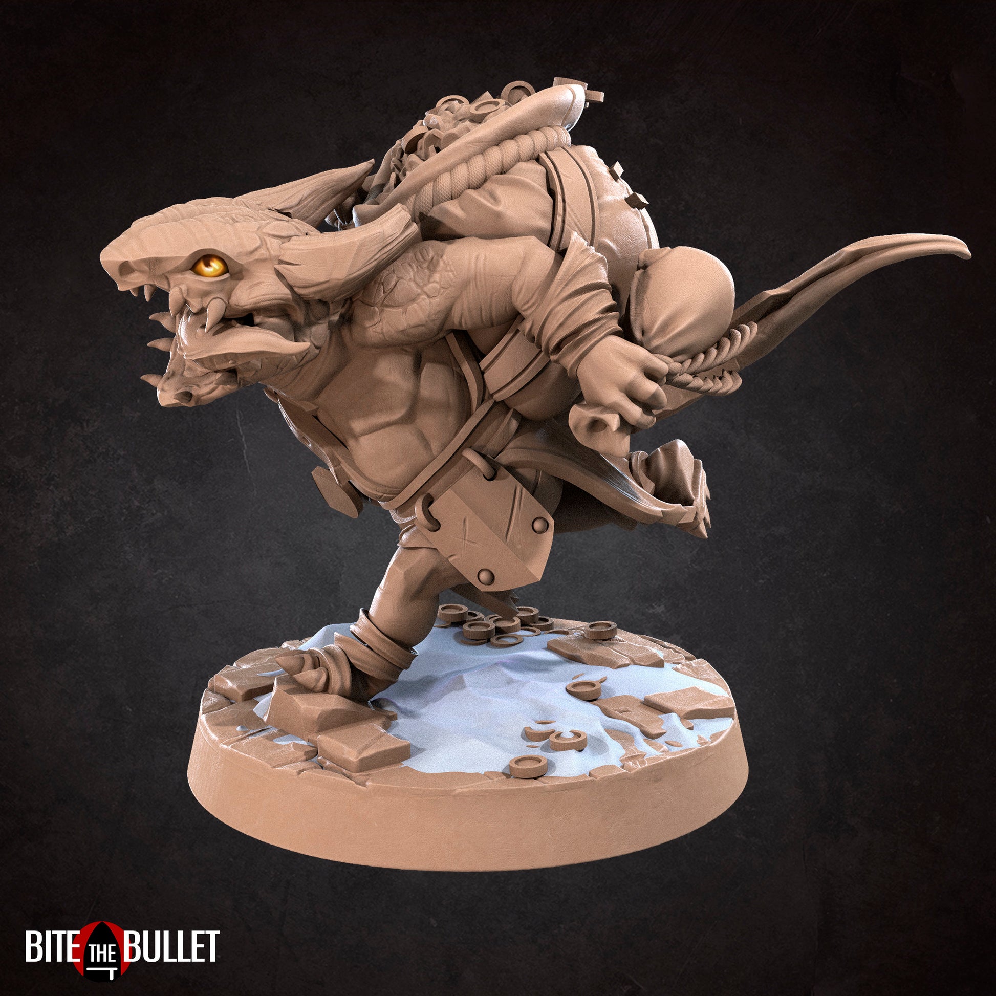 Kobold Set | Bite The Bullet | Bullet Town Christmas | 35mm Scale Resin Printed Tabletop RPG Miniature Figures For DND 5E