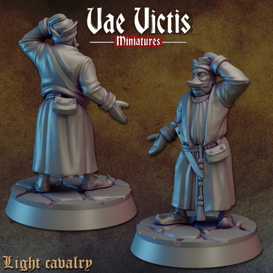 Duck Man | Vae Victis Miniatures | 32mm Scale Resin Printed Tabletop RPG Figures for Tabletop Roleplaying or Wargaming