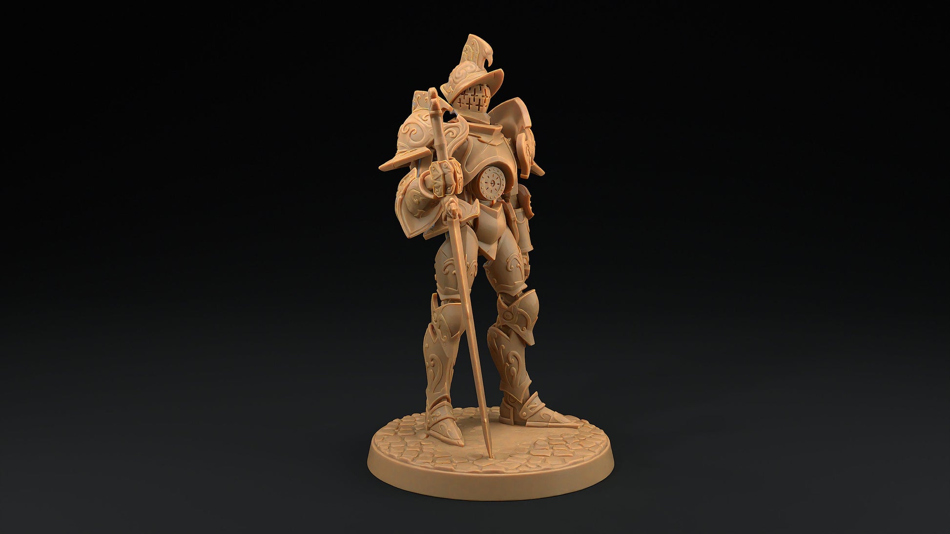 Steel Guardian | Dragon Trappers Lodge | Hero Hunters Lodge | 32mm Scale Resin Printed Tabletop RPG Figure For DND and TTRPGs