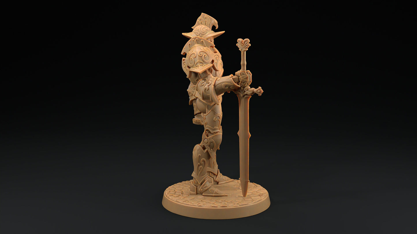 Steel Guardian | Dragon Trappers Lodge | Hero Hunters Lodge | 32mm Scale Resin Printed Tabletop RPG Figure For DND and TTRPGs