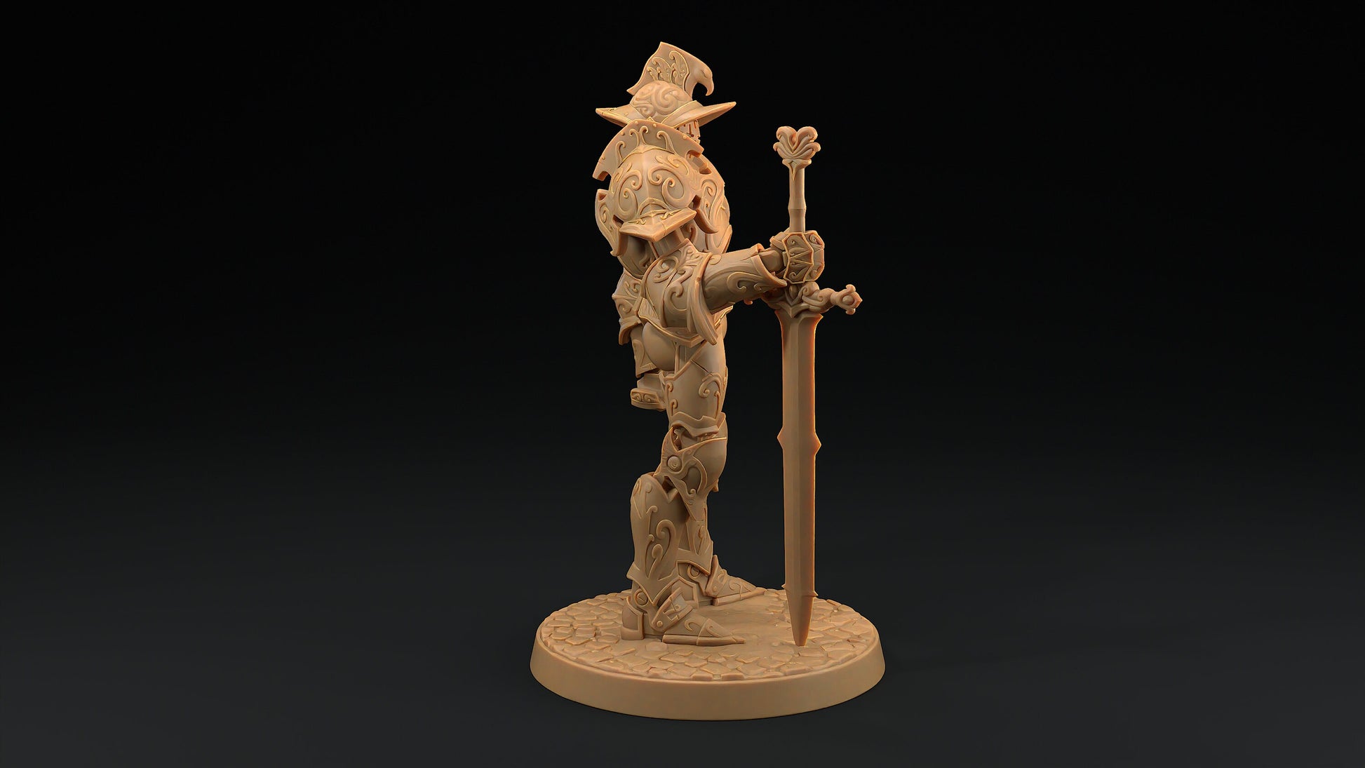 Steel Guardian | Dragon Trappers Lodge | Hero Hunters Lodge | 32mm Scale Resin Printed Tabletop RPG Figure For DND and TTRPGs