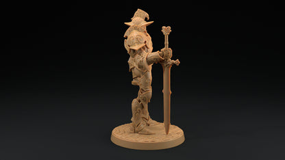Steel Guardian | Dragon Trappers Lodge | Hero Hunters Lodge | 32mm Scale Resin Printed Tabletop RPG Figure For DND and TTRPGs