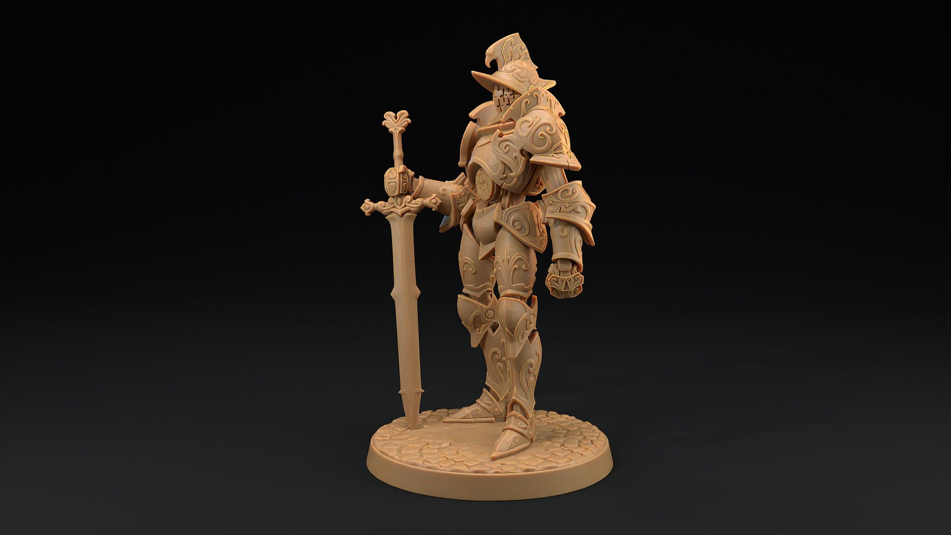 Steel Guardian | Dragon Trappers Lodge | Hero Hunters Lodge | 32mm Scale Resin Printed Tabletop RPG Figure For DND and TTRPGs