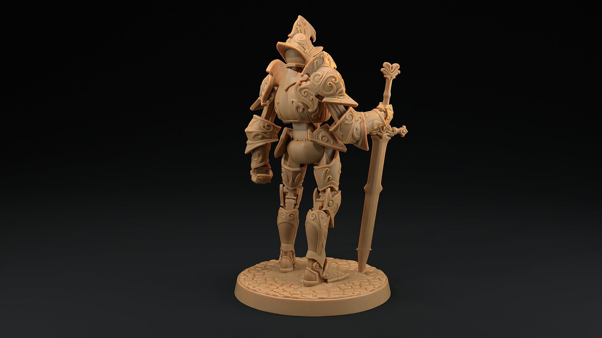 Steel Guardian | Dragon Trappers Lodge | Hero Hunters Lodge | 32mm Scale Resin Printed Tabletop RPG Figure For DND and TTRPGs