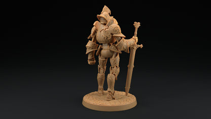 Steel Guardian | Dragon Trappers Lodge | Hero Hunters Lodge | 32mm Scale Resin Printed Tabletop RPG Figure For DND and TTRPGs