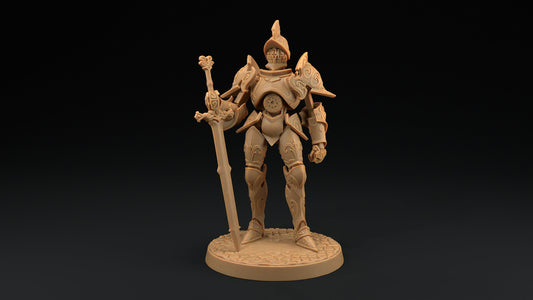 Steel Guardian | Dragon Trappers Lodge | Hero Hunters Lodge | 32mm Scale Resin Printed Tabletop RPG Figure For DND and TTRPGs