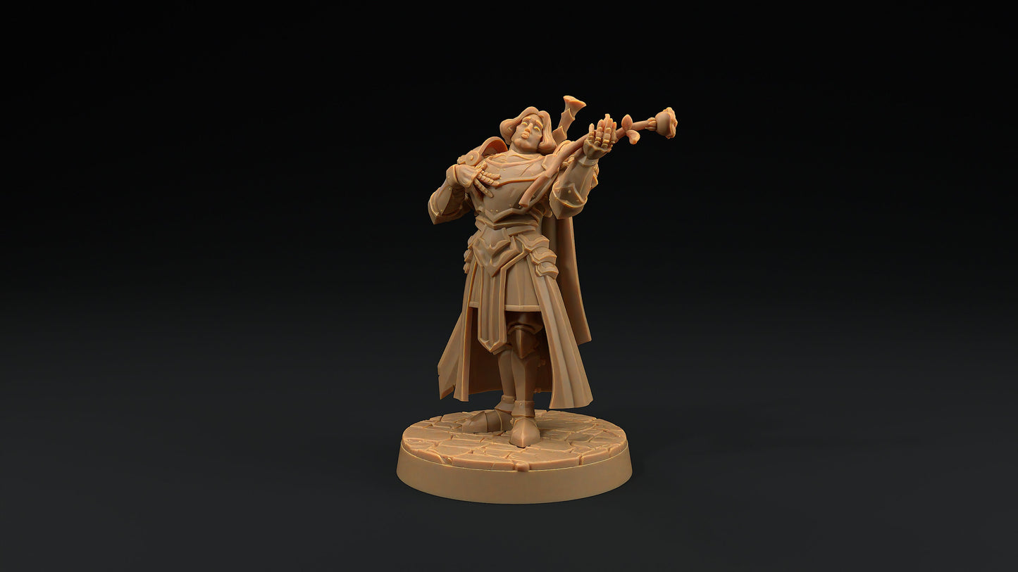 Sir Smugshine | Dragon Trappers Lodge | Hero Hunters Lodge | 32mm Scale Resin Printed Tabletop RPG Figure For DND and TTRPGs