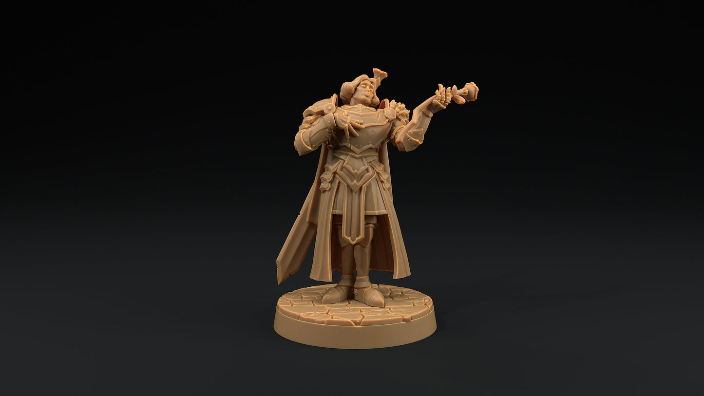 Sir Smugshine | Dragon Trappers Lodge | Hero Hunters Lodge | 32mm Scale Resin Printed Tabletop RPG Figure For DND and TTRPGs
