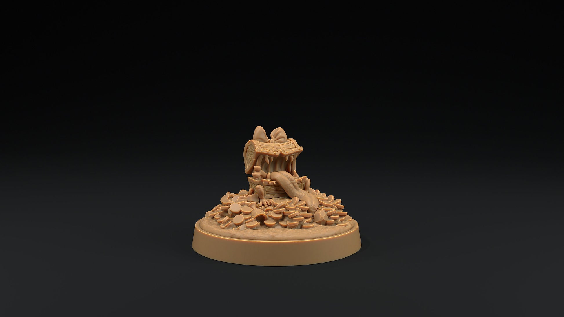 Lucy, The Pet Mimic | Dragon Trappers Lodge | Hero Hunters Lodge | 32mm Scale Resin Printed Tabletop RPG Figure For DND and TTRPGs