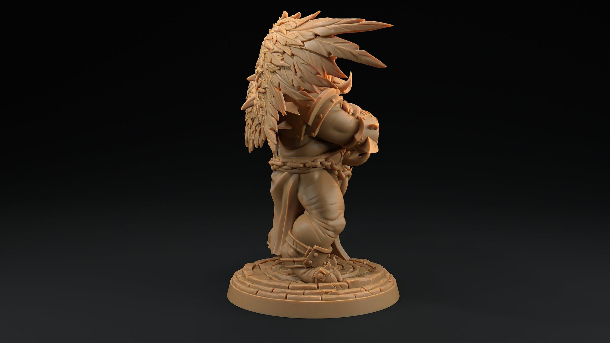 Gornak, Moira's Muscle | Dragon Trappers Lodge | Hero Hunters Lodge | 32mm Scale Resin Printed Tabletop RPG Figure For DND and TTRPGs