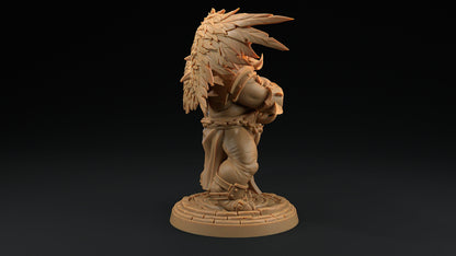 Gornak, Moira's Muscle | Dragon Trappers Lodge | Hero Hunters Lodge | 32mm Scale Resin Printed Tabletop RPG Figure For DND and TTRPGs