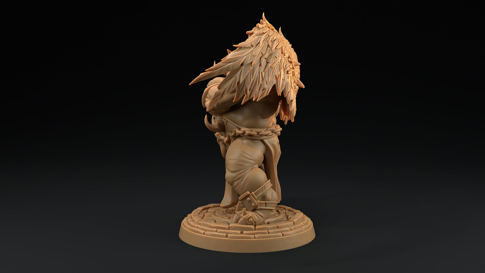 Gornak, Moira's Muscle | Dragon Trappers Lodge | Hero Hunters Lodge | 32mm Scale Resin Printed Tabletop RPG Figure For DND and TTRPGs