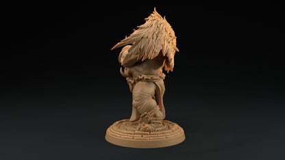 Gornak, Moira's Muscle | Dragon Trappers Lodge | Hero Hunters Lodge | 32mm Scale Resin Printed Tabletop RPG Figure For DND and TTRPGs