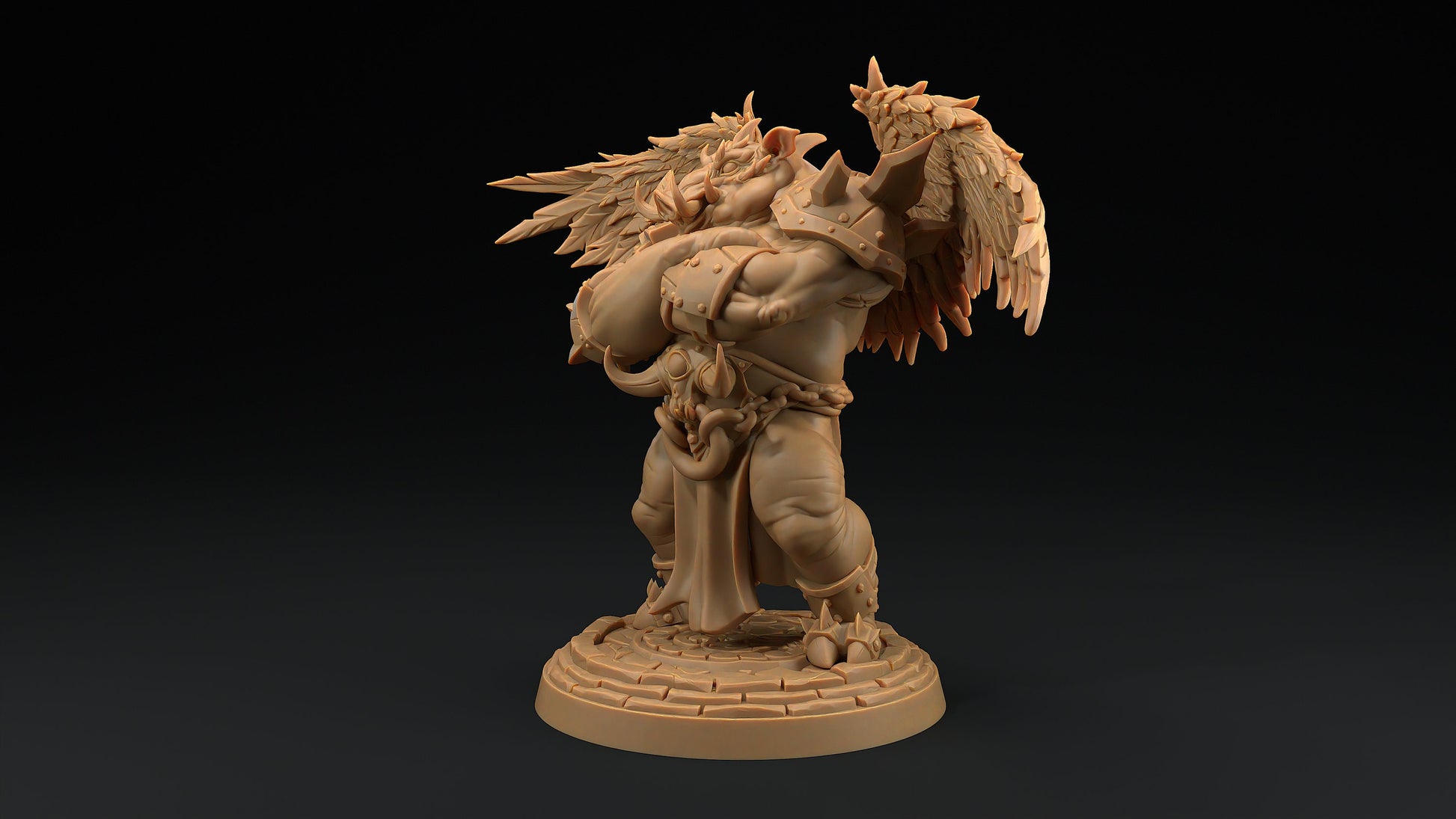 Gornak, Moira's Muscle | Dragon Trappers Lodge | Hero Hunters Lodge | 32mm Scale Resin Printed Tabletop RPG Figure For DND and TTRPGs