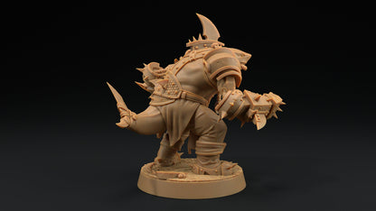 Finnigan "The Jaws" Lupo | Dragon Trappers Lodge | Hero Hunters Lodge | 32mm Scale Resin Printed Tabletop RPG Figure For DND and TTRPGs