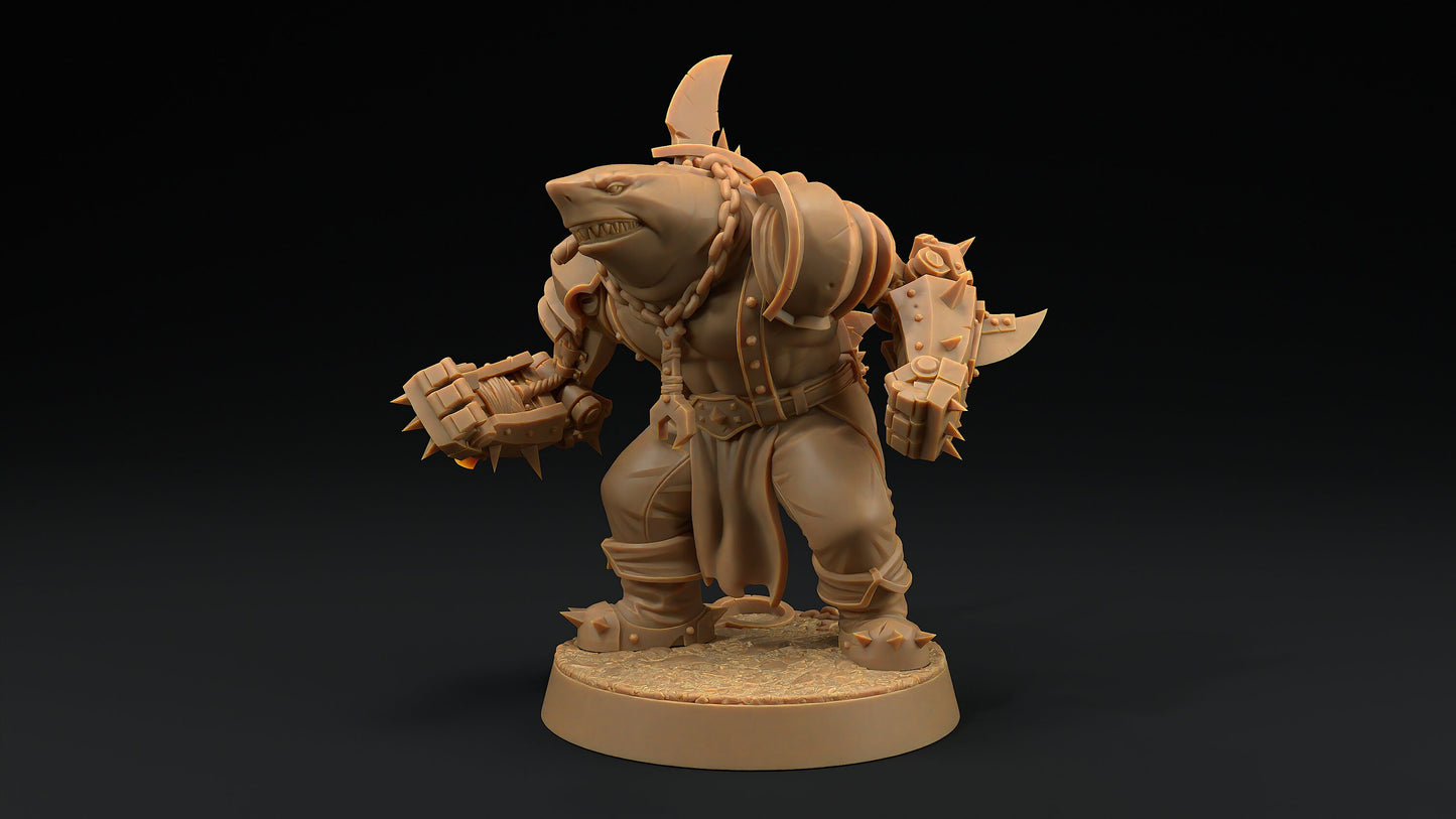 Finnigan "The Jaws" Lupo | Dragon Trappers Lodge | Hero Hunters Lodge | 32mm Scale Resin Printed Tabletop RPG Figure For DND and TTRPGs