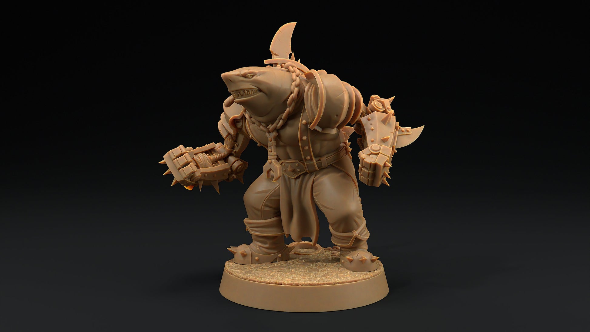 Finnigan "The Jaws" Lupo | Dragon Trappers Lodge | Hero Hunters Lodge | 32mm Scale Resin Printed Tabletop RPG Figure For DND and TTRPGs
