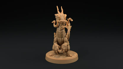 Collectible Lung Ferret Drake | Dragon Trappers Lodge | 32mm Scale Resin Printed Tabletop RPG Figure For DND and TTRPGs