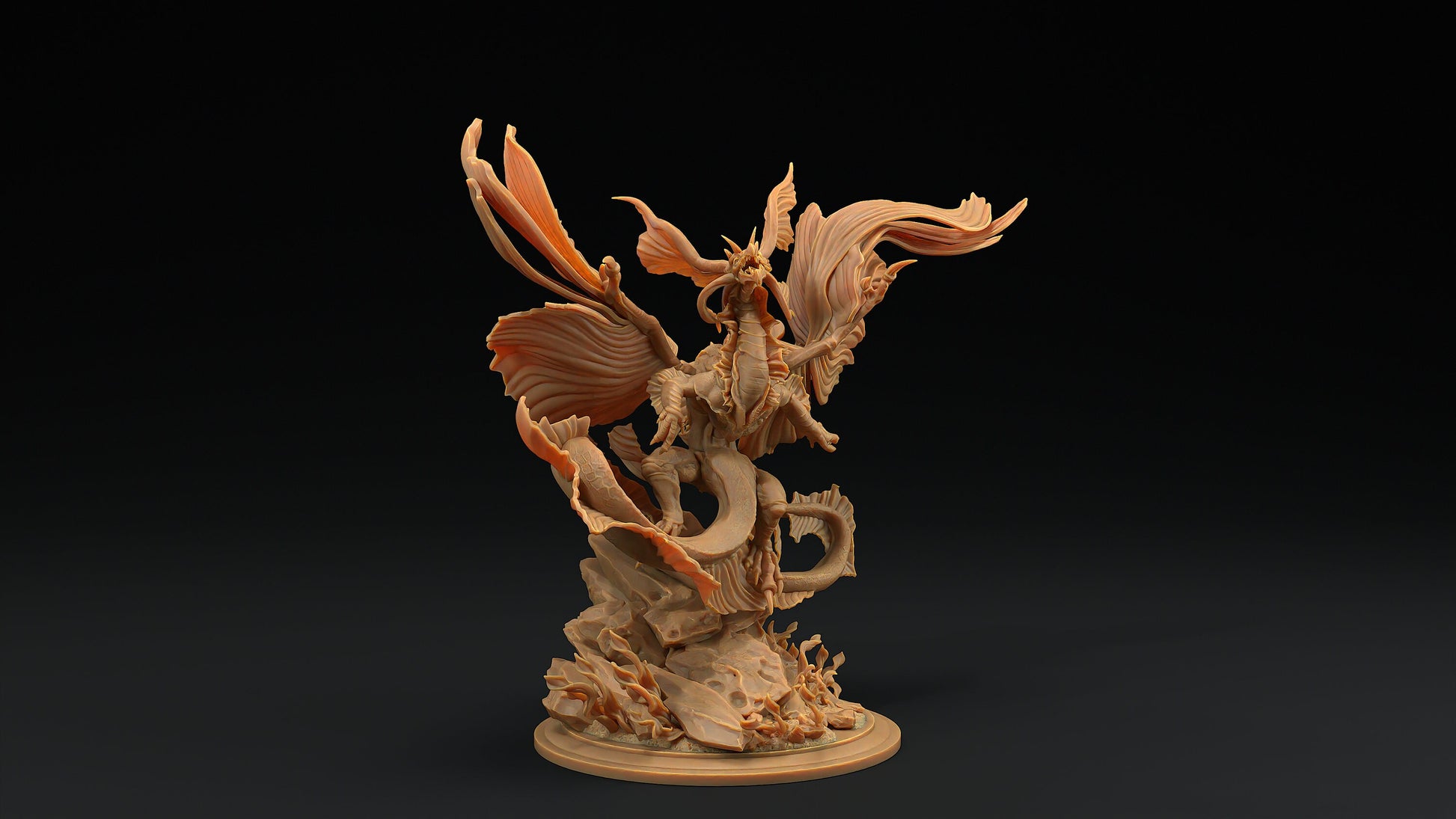 The Sea Angel | Dragon Trappers Lodge | Hunt for The Last Sea Angel | 32mm Scale Resin Printed Tabletop RPG Figure For DND and TTRPGs