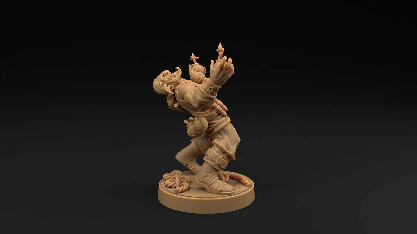 Hobgoblin Pirates Set | Dragon Trappers Lodge | Hunt for The Last Sea Angel | 32mm Scale Resin Printed Tabletop RPG Figure For DND