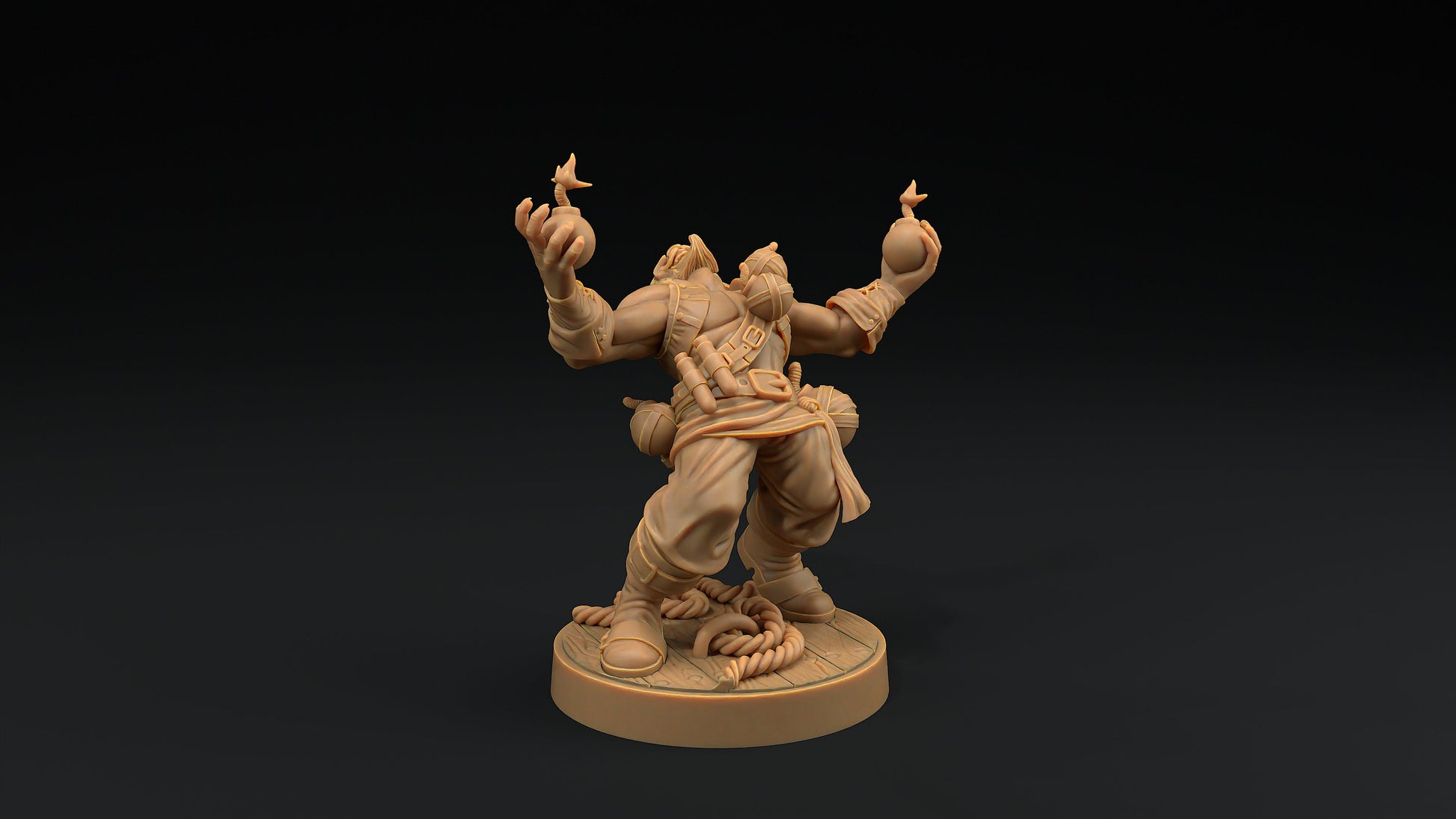 Hobgoblin Pirates Set | Dragon Trappers Lodge | Hunt for The Last Sea Angel | 32mm Scale Resin Printed Tabletop RPG Figure For DND
